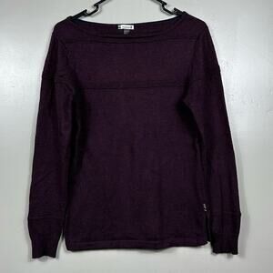 Smartwool Women’s Boatneck Pullover Merino Swearer Plum Purple Size Medium